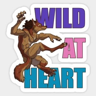 Wild at heart Sticker